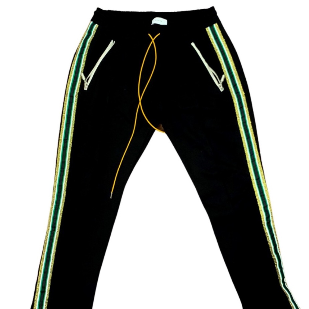 Rhude Black Tuxedo Pants Joggers